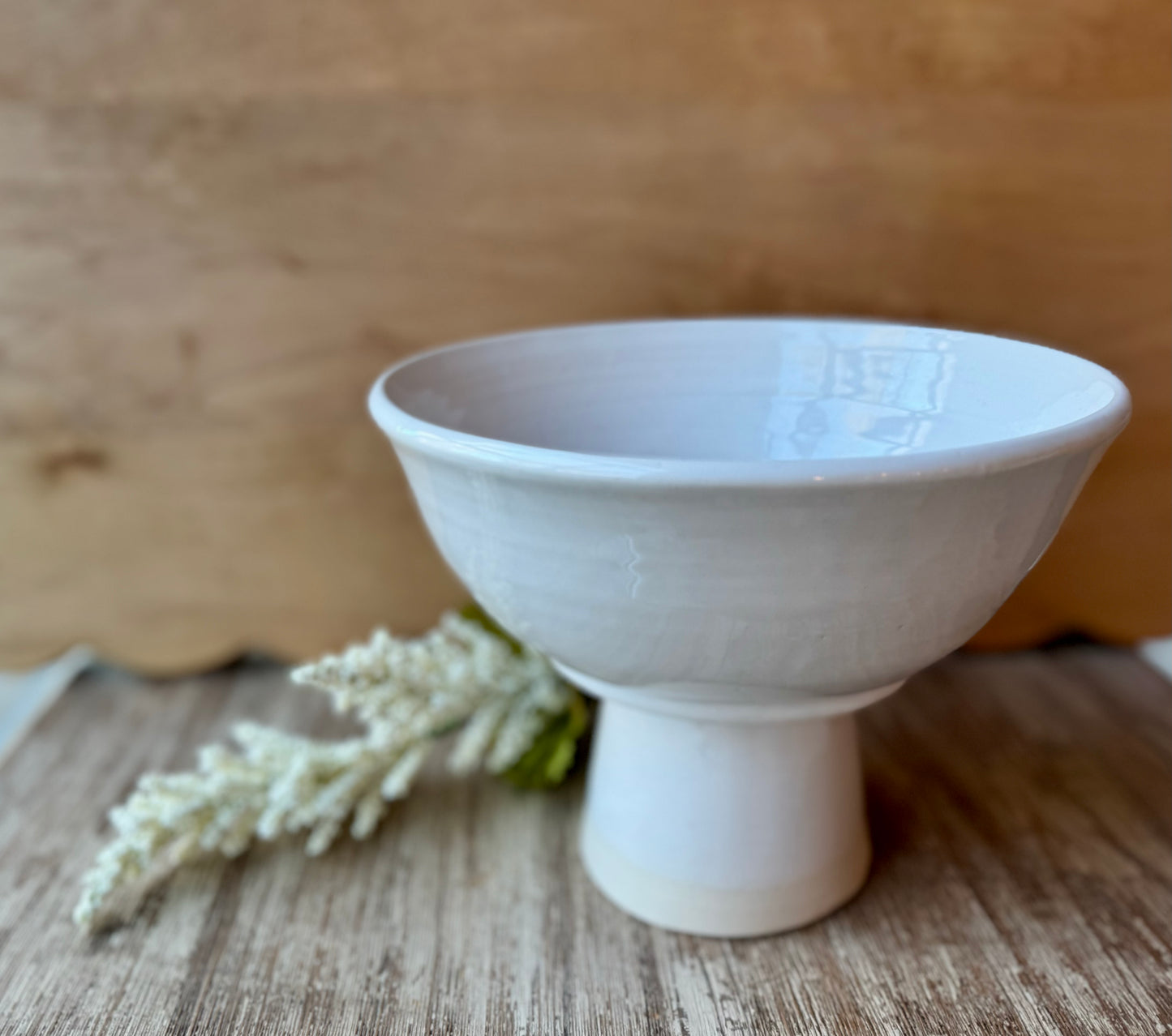 Bowl with attached stand